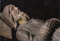 Gisant de Saint Amadour, œuvre du sculpteur Calmon XIXe siècle